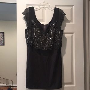 American Eagle sequin layer dress